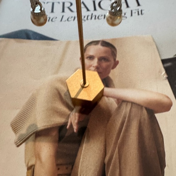 Nordstrom Silver and Pearl Drop Earrings - Picture 6 of 6